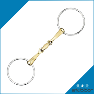 STUBBEN 2222 LOOSE RING COPPER SNAFFLE-wholesale-brands-Top Notch Wholesale