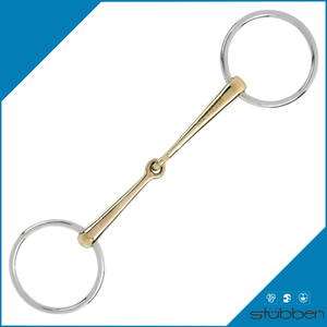 STUBBEN 2296 SWEET COPPER SINGLE JOINT SNAFFLE-wholesale-brands-Top Notch Wholesale