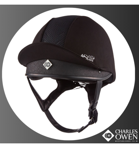 CHARLES OWEN 4 STAR JOCKEY HELMET