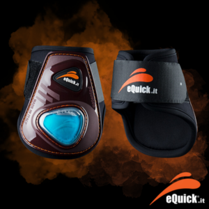 EQUICK eShock VELCRO HIND SHOWJUMPING BOOT-wholesale-brands-Top Notch Wholesale