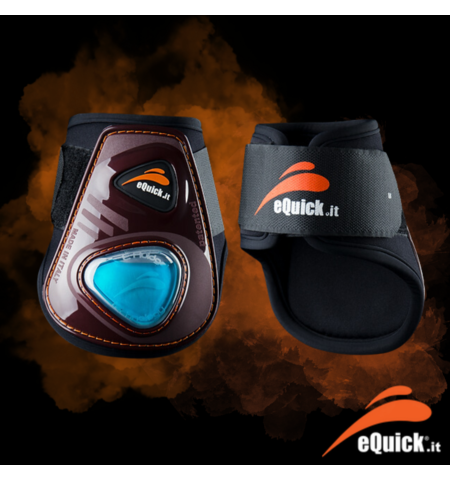 EQUICK eShock VELCRO HIND SHOWJUMPING BOOT