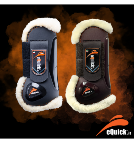 eQUICK eLIGHT NO KILL FLUFFY FRONT BOOTS